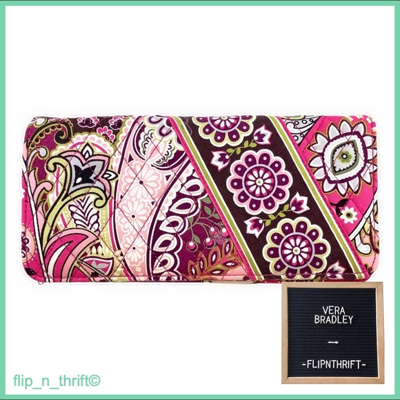 NWOT VERA BRADLEY Boarding Pass✈️Wallet - Picture 1 of 6